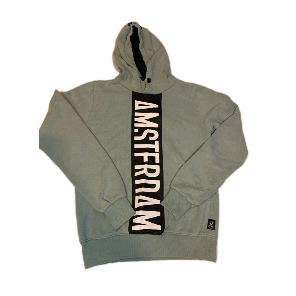 Fox Originals Amsterdam BIKETOWN Bicycle Cycling‎ Graphic Hoodie Men's XS